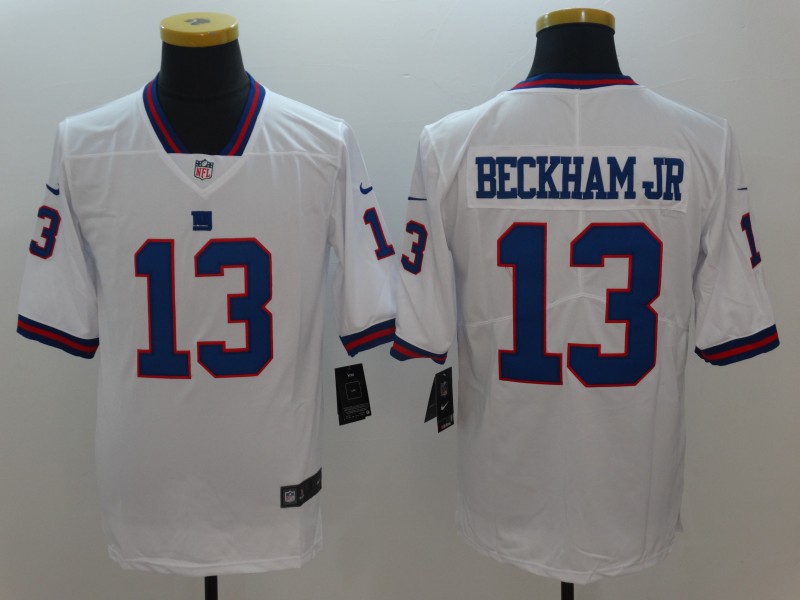 Men's New York Giants Odell Beckham Jr. #13 White Jersey